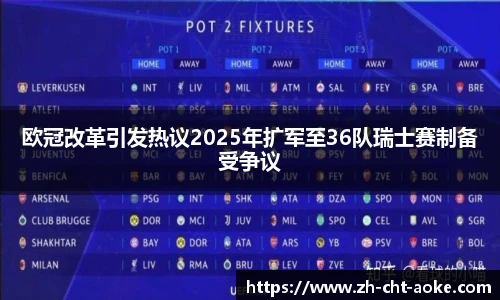 欧冠改革引发热议2025年扩军至36队瑞士赛制备受争议